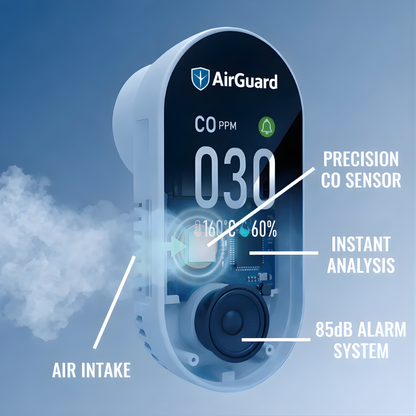 AirGuard™ V2 Carbon Monoxide & Air Quality Detector