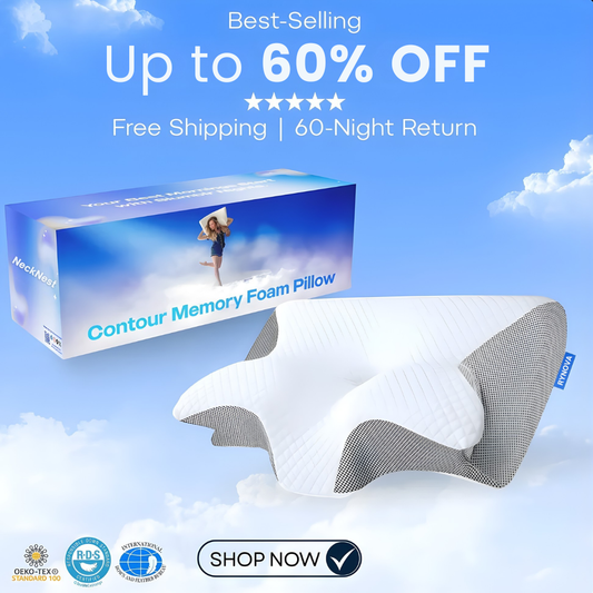NeckNest™ Orthopedic Cervical Pillow