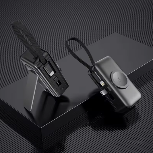 PocketVolt Pro™ — Portable Power Bank with Kickstand